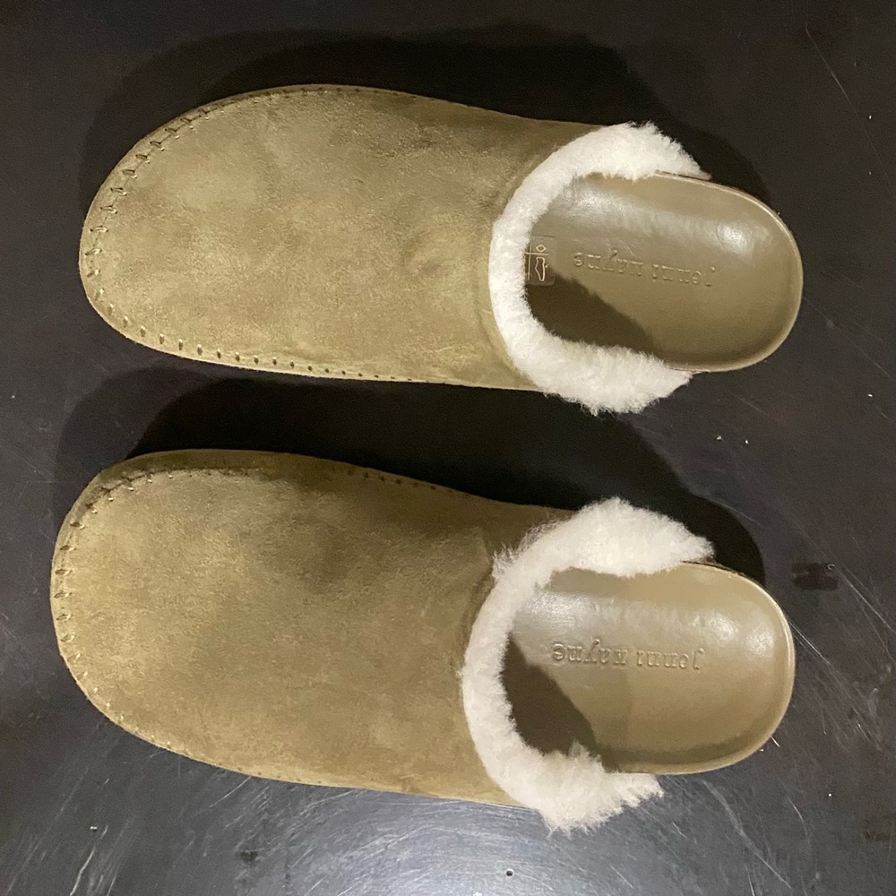 Jenni Kayne Laurel Shearling-Lined Moc Clog - Size 8 1/2 -Brand New Never Worn